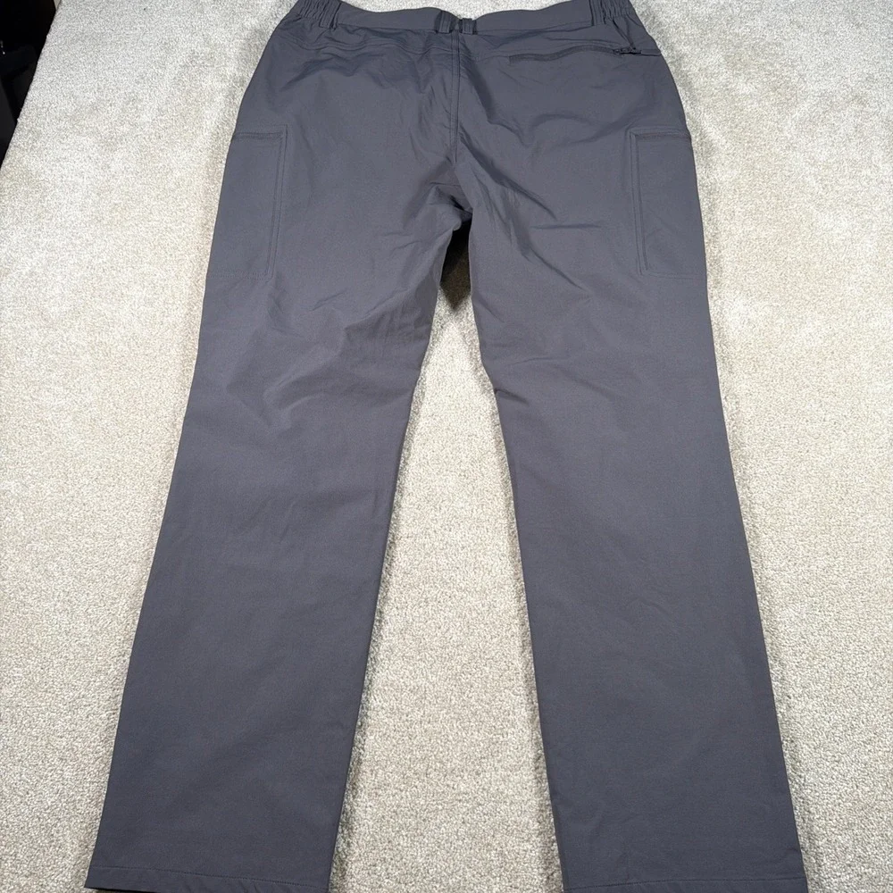 MagcoMsen Mens Hiking Pants 36 (FITS 35 X 30) Gray Gorpcore Lightweight NEW‎